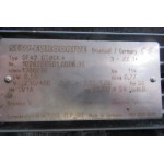 36 RPM 0,55 KW Asmaat 25 mm. Used.